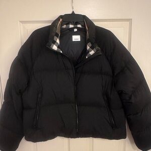 Burberry Cropped Puffer Jacket. (Worn Twice!)